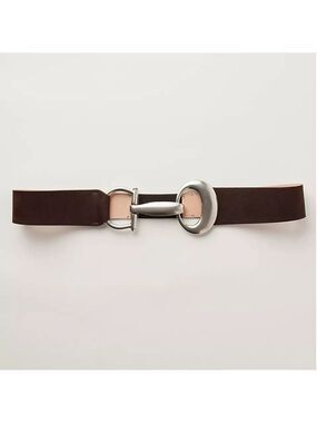 Free People Edge Of Town Belt Large Chocolate